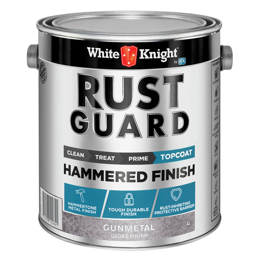 White Knight Rust Guard Gloss Enamel Paint - 4L