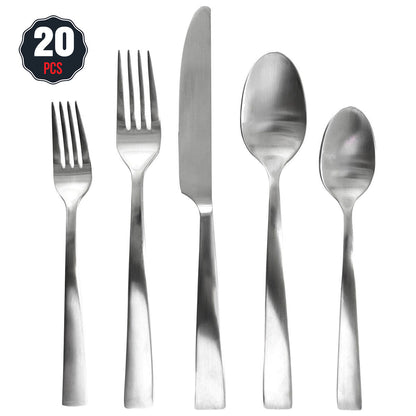 Gourmet Settings Cutlery Set 20 Piece Nash