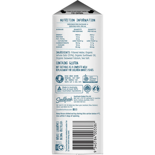 Barista Bruce Oat Milk 1l