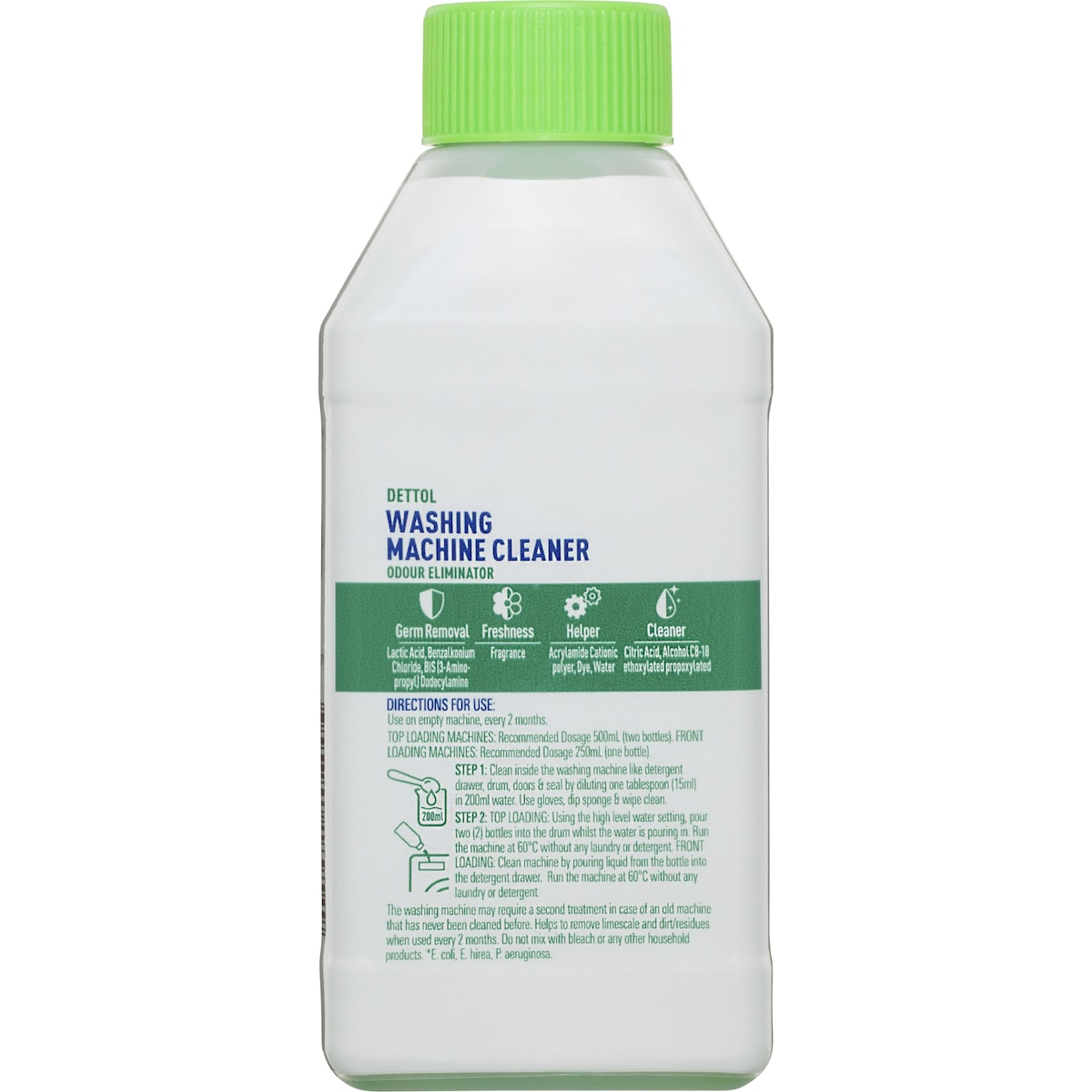 Dettol Odour Eliminator Washing Machine Cleaner 250ml