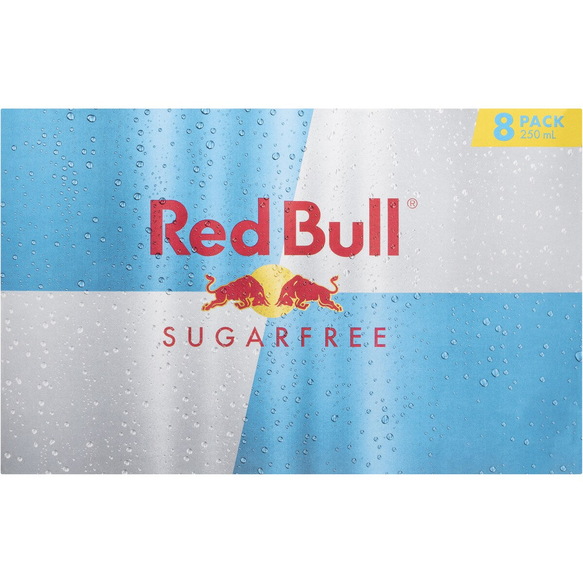 Red Bull Energy Drink Sugar Free Cans 8 X250ml