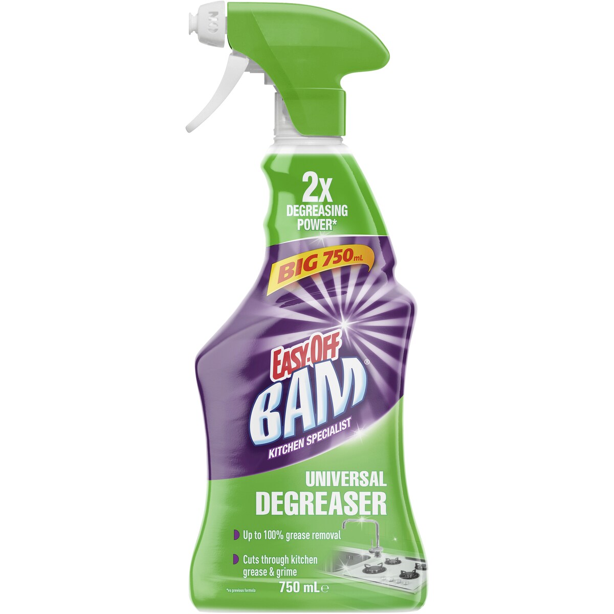 Easy Off Bam Kitchen Degreaser Cleaning Spray 750ml