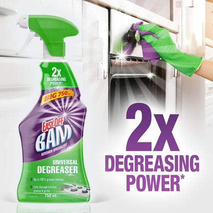 Easy Off Bam Kitchen Degreaser Cleaning Spray 750ml