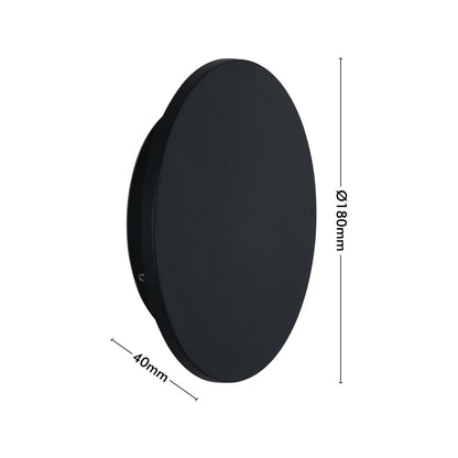 Verve Maxwell Interior Wall Light - 9W - 180mm - Matt Black