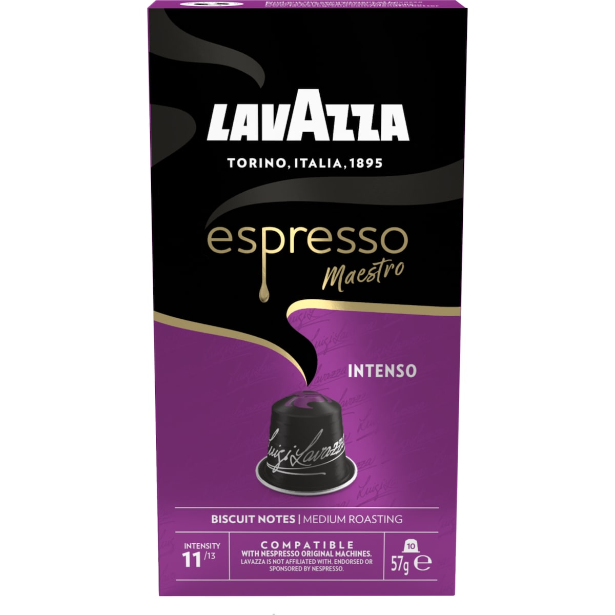 Lavazza Espresso Intenso Nespresso Compatible Coffee Pods 10 pack