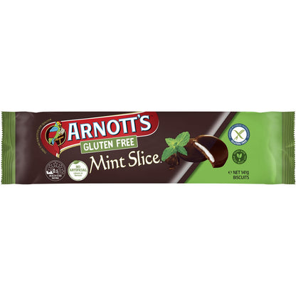 Arnotts Gluten Free Mint Slice Chocolate Biscuits 141g