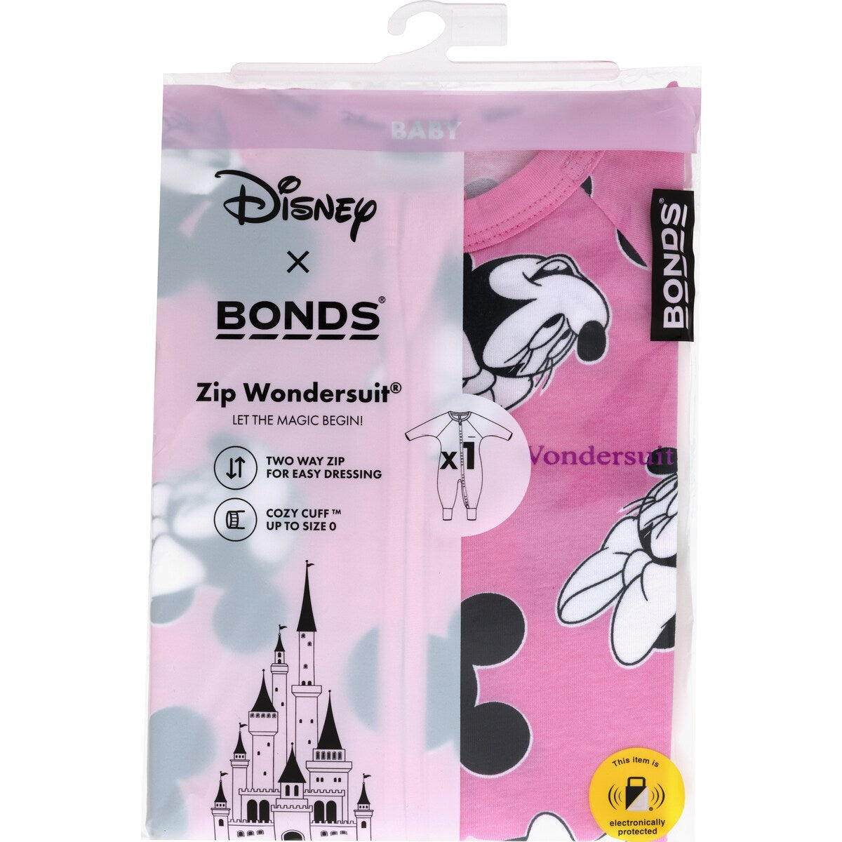Bonds Disney Mickey Zip Wondersuit Size 00 Each