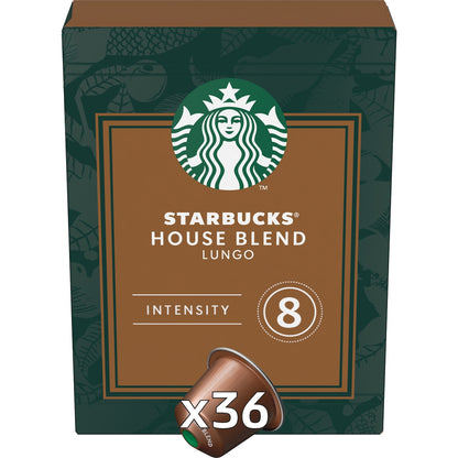 Starbucks by Nespresso House Blend Coffee Pods Capsules 36 Pack