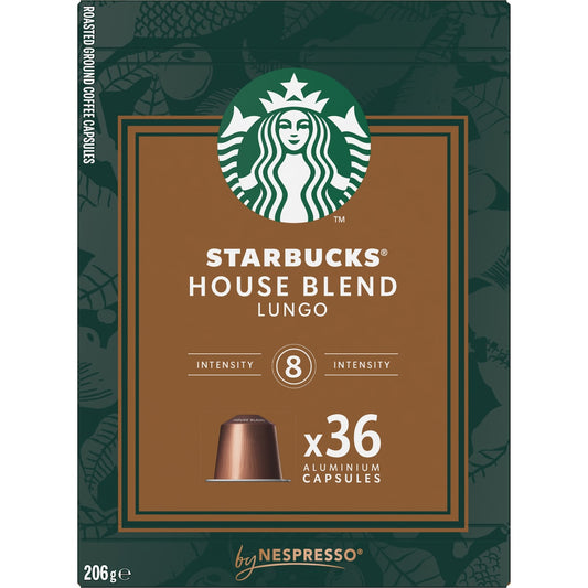 Starbucks by Nespresso House Blend Coffee Pods Capsules 36 Pack