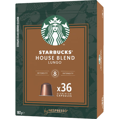 Starbucks By Nespresso House Blend Coffee Pods 36 Pack