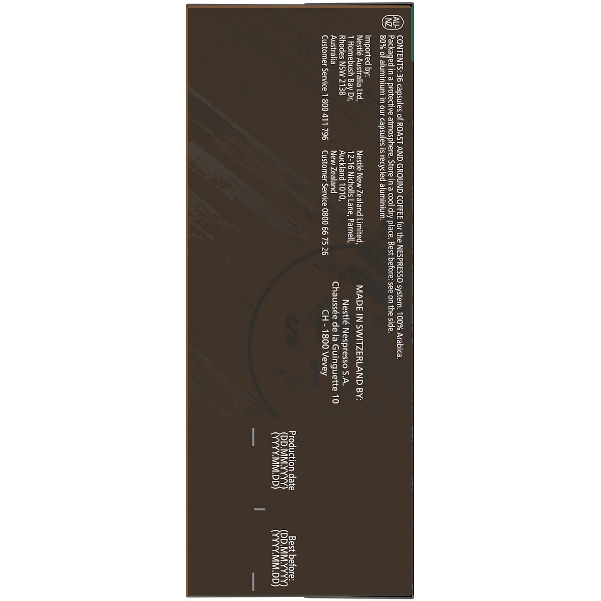 Starbucks By Nespresso House Blend Coffee Pods 36 Pack