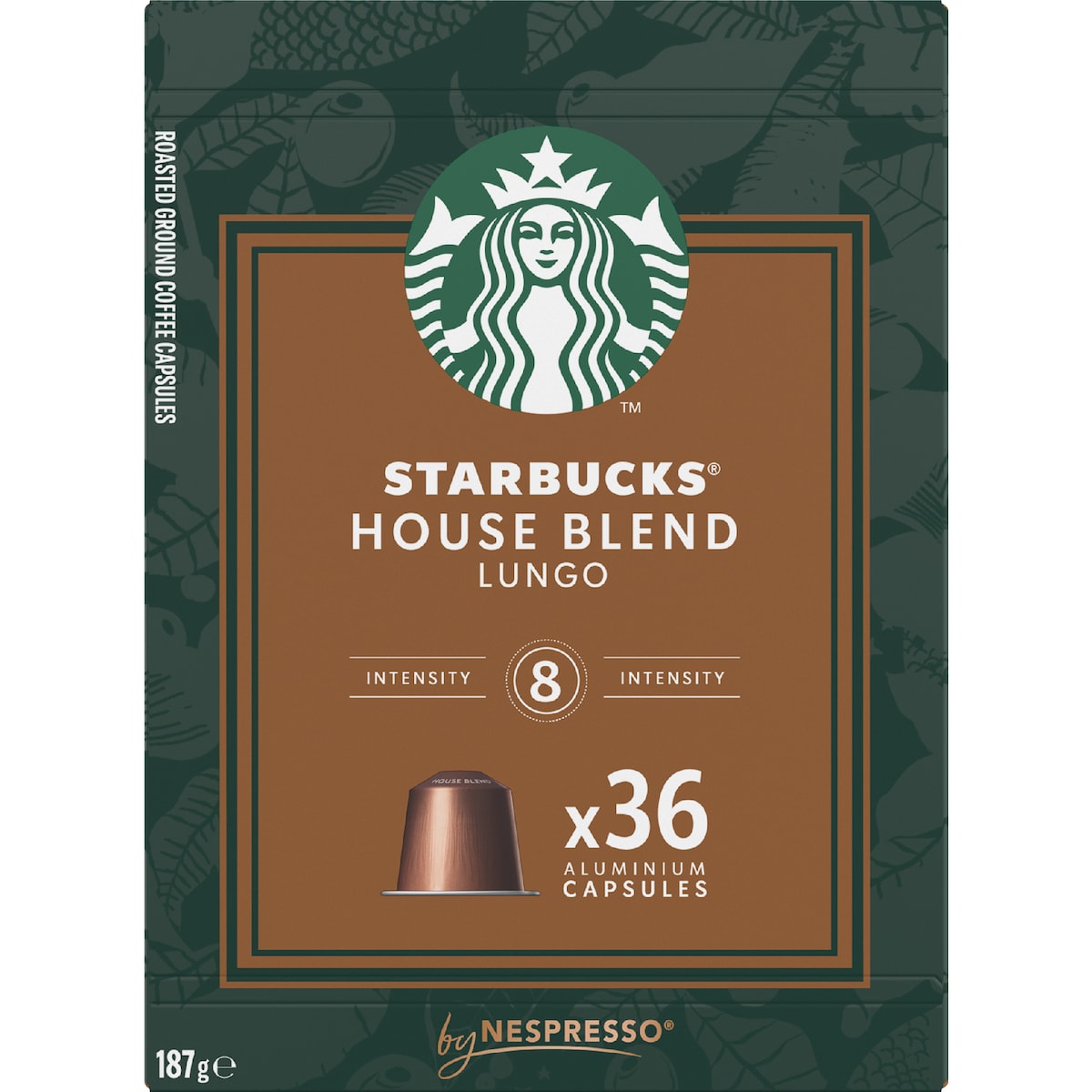 Starbucks By Nespresso House Blend Coffee Pods 36 Pack