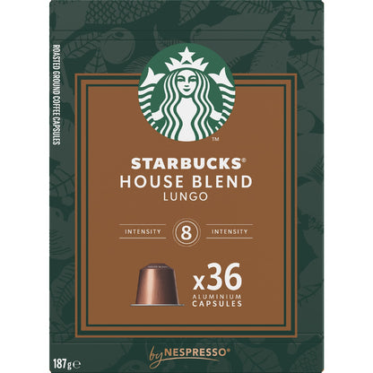 Starbucks By Nespresso House Blend Coffee Pods 36 Pack