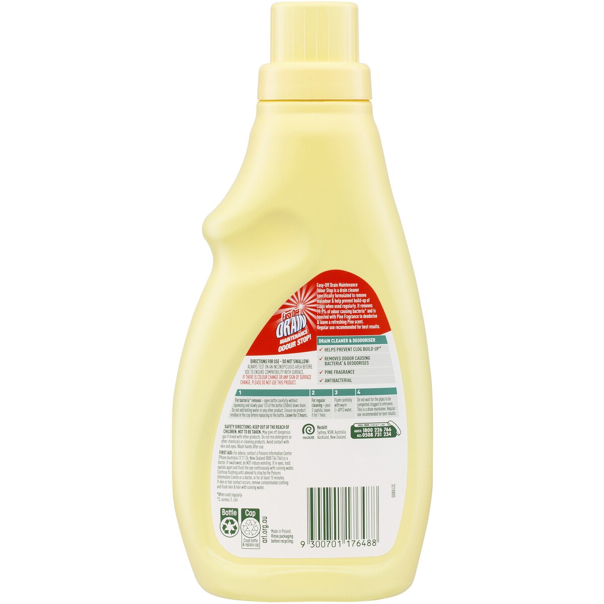 Easy Off Bam Drain Maintainer Odour Stop Cleaner 750ml