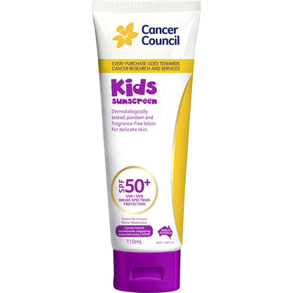 Cancer Council Kids Spf 50+ Sunscreen 110ml