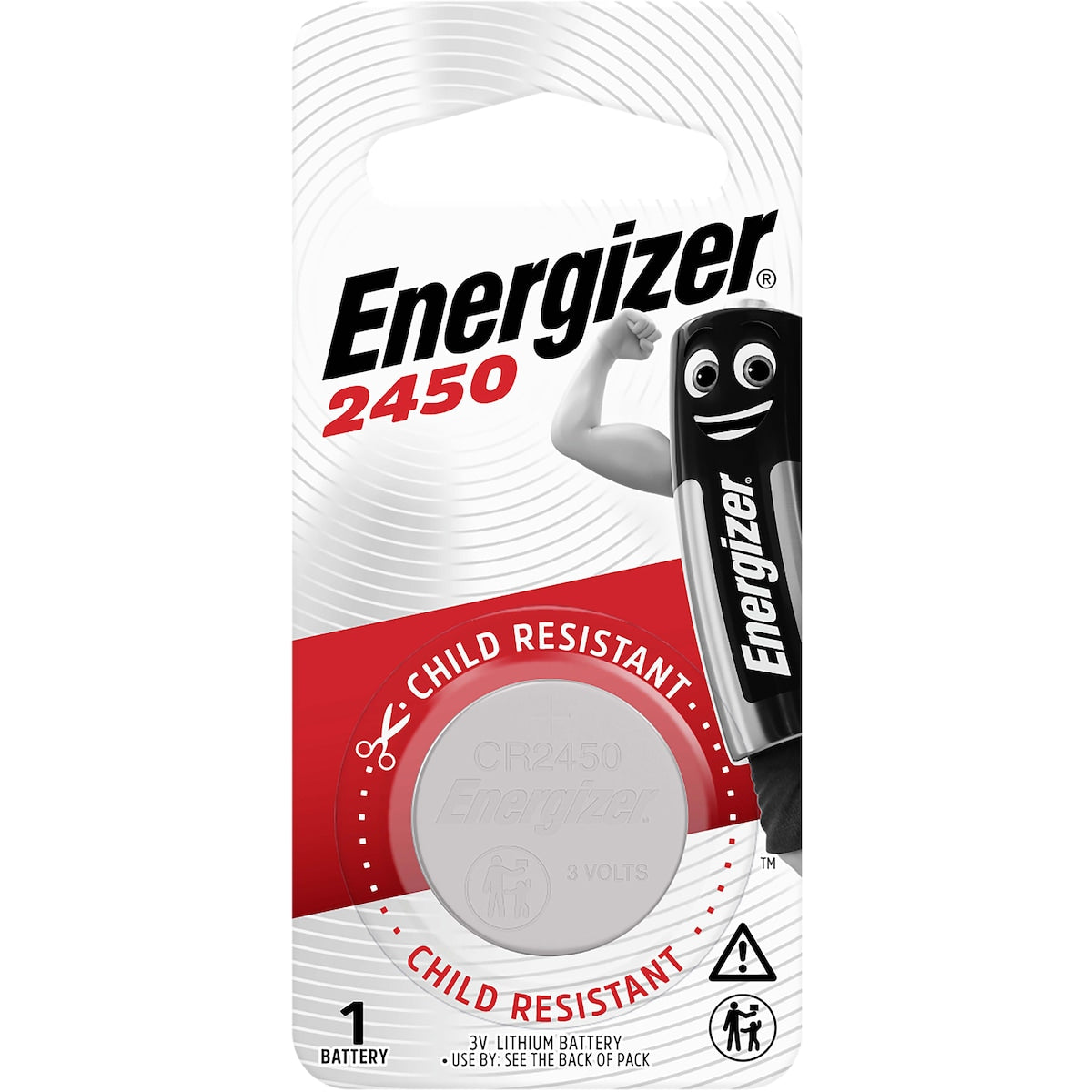 Energizer 2450 Cr2450 Lithium Coin Battery Each