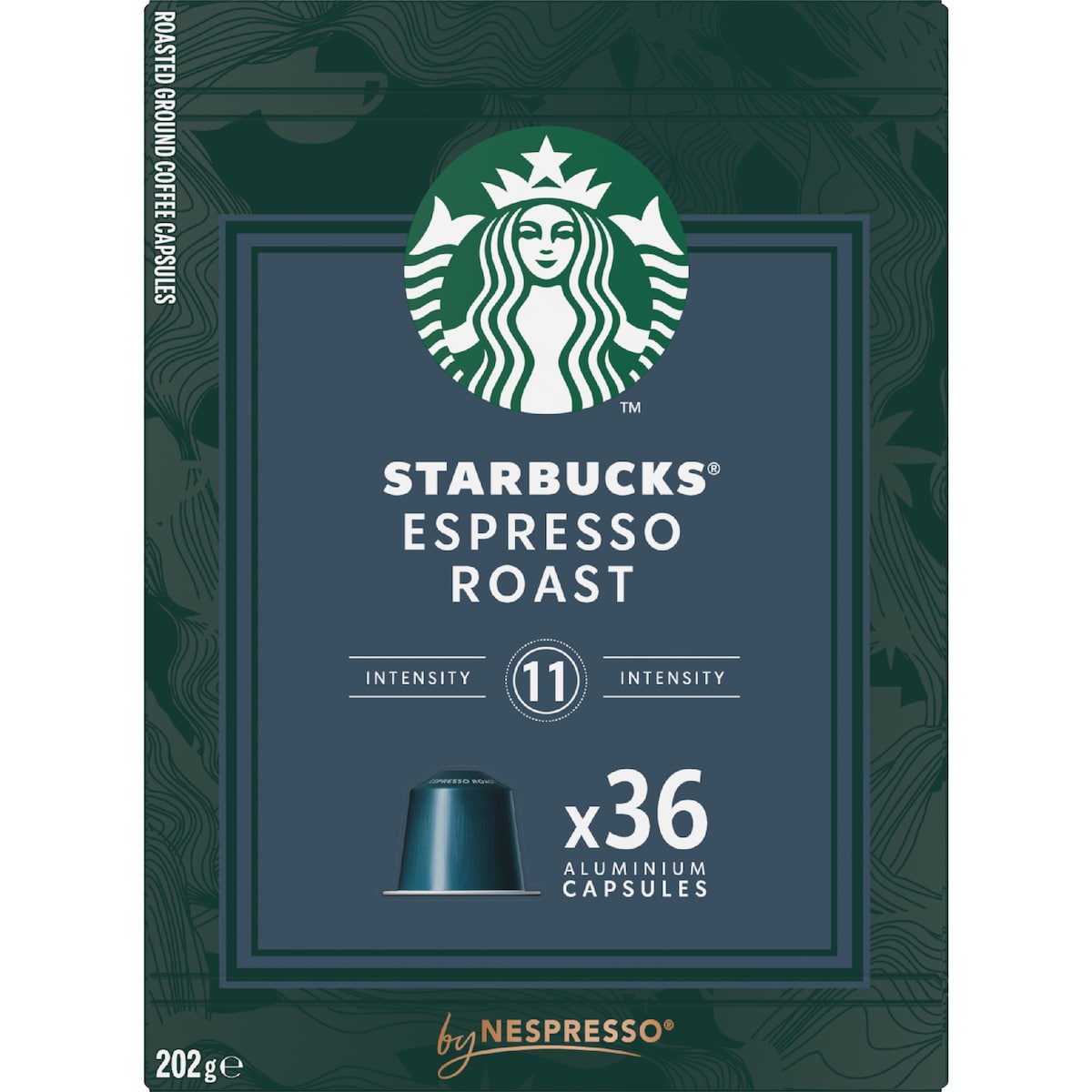 Starbucks By Nespresso Espresso Roast Coffee Pods 36 Pack