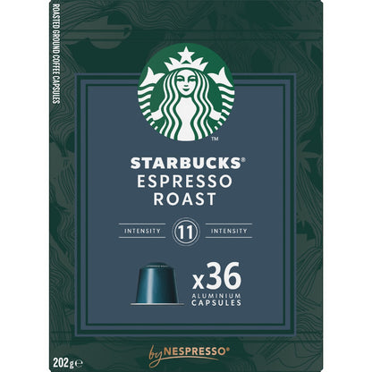 Starbucks By Nespresso Espresso Roast Coffee Pods 36 Pack