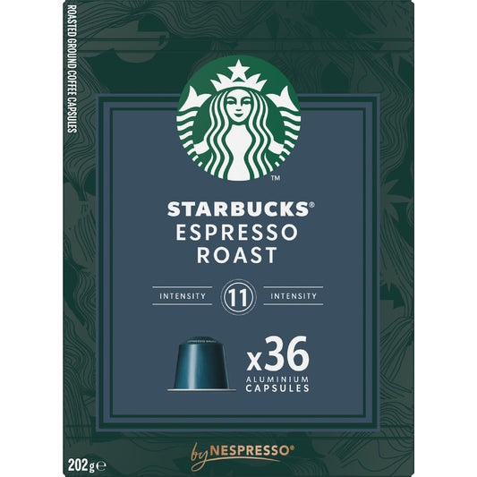 Starbucks By Nespresso Espresso Roast Coffee Pods 36 Pack