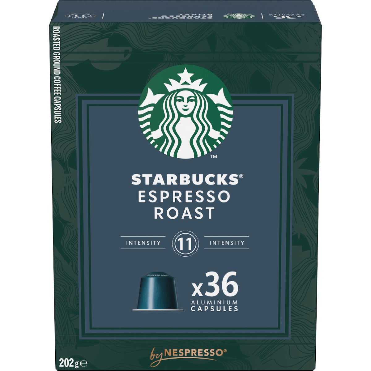 Starbucks By Nespresso Espresso Roast Coffee Pods 36 Pack