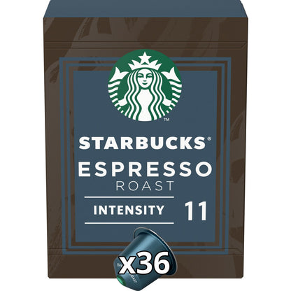 Starbucks by Nespresso Espresso Roast Coffee Pods Capsules 36 Pack