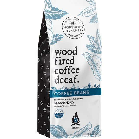Wood Fired Coffee Decaf Beans 500g