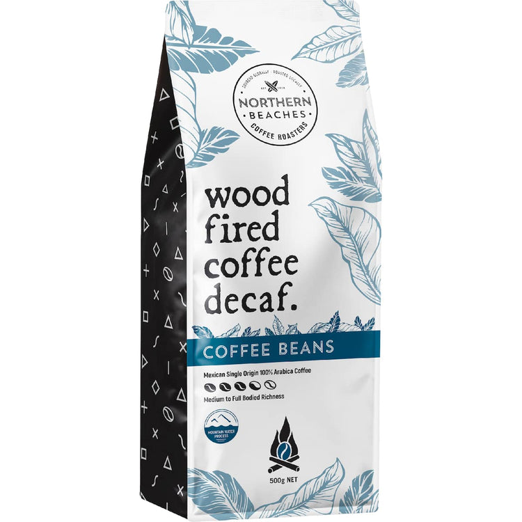 Wood Fired Coffee Decaf Beans 500g