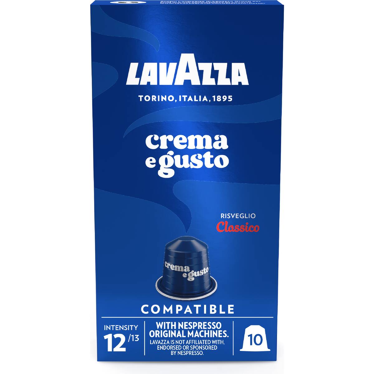 Lavazza Crema E Gusto Coffee Pods Nespresso Compatible 10 Pack