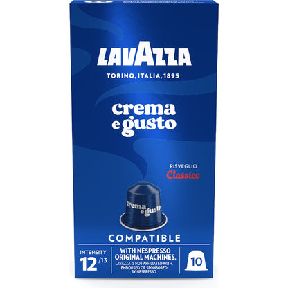 Lavazza Crema E Gusto Coffee Pods Nespresso Compatible 10 Pack