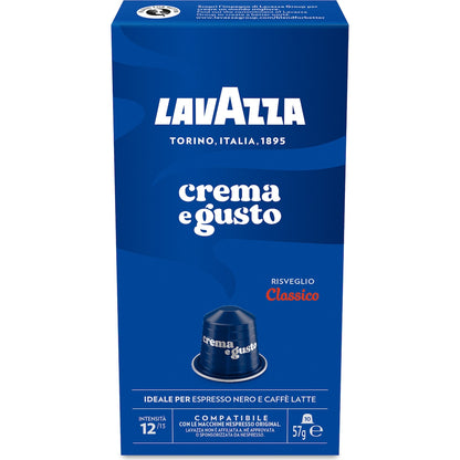 Lavazza Crema E Gusto Coffee Pods Nespresso Compatible 10 Pack