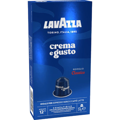 Lavazza Crema E Gusto Coffee Pods Nespresso Compatible 10 Pack