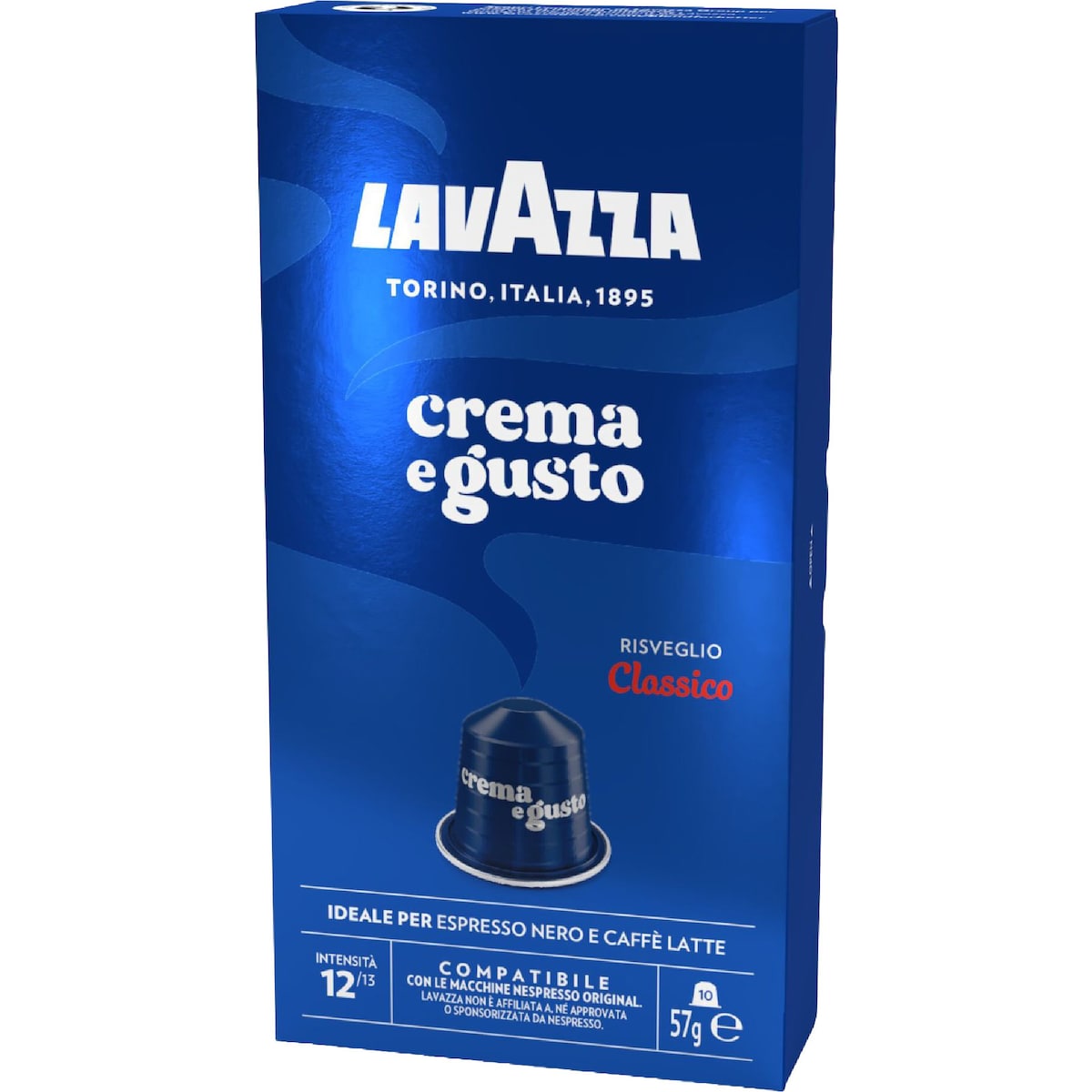 Lavazza Crema E Gusto Coffee Pods Nespresso Compatible 10 Pack