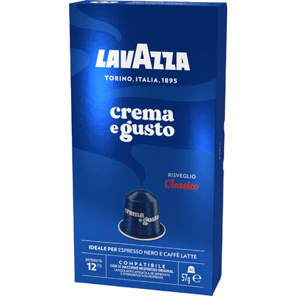Lavazza Crema E Gusto Coffee Pods Nespresso Compatible 10 Pack