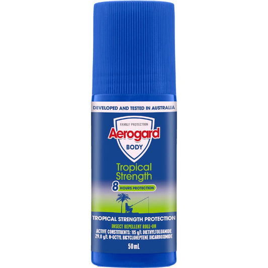 Aerogard Tropical Strength Insect Repellent Roll On 50ml