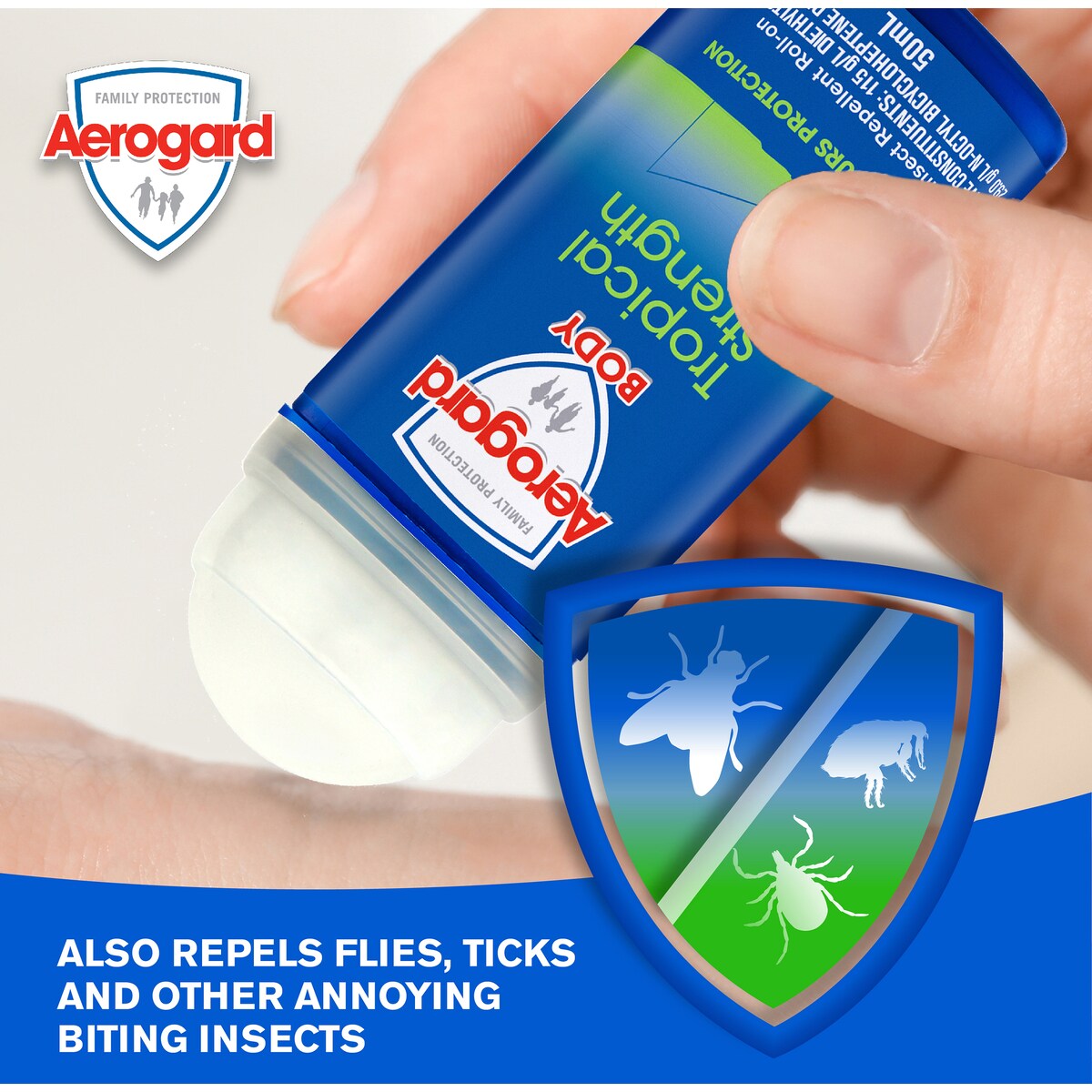 Aerogard Tropical Strength Insect Repellent Roll On 50mL