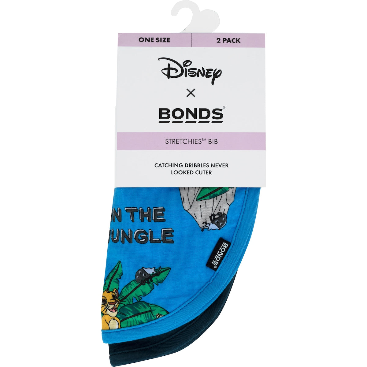 Bonds Disney Strechies Bib The Lion King 2 Pack