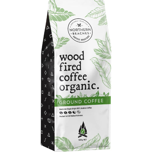 Wood Fired Coffee Organic Ground 500g