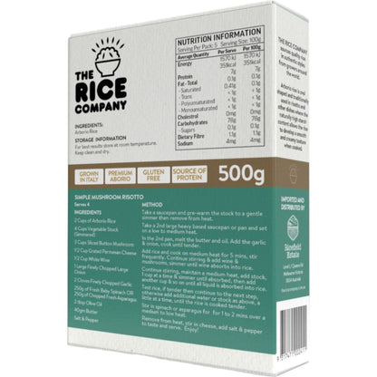 The Rice Company Italian Risotto Rice 500g