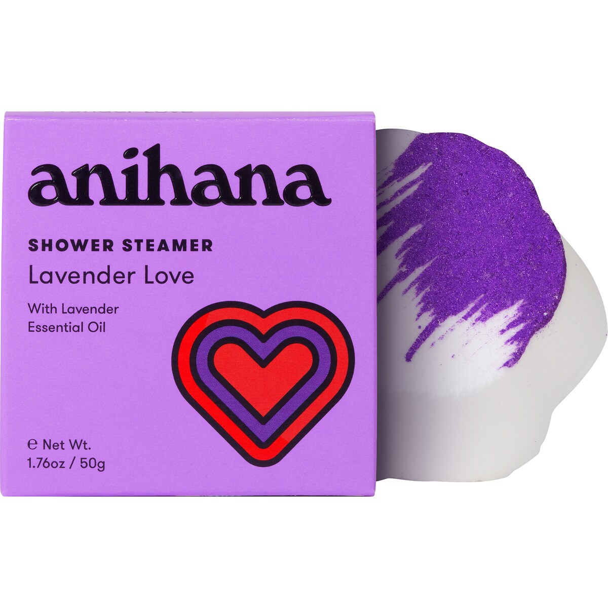 Anihana Shower Steamer Lavender Love With Lavender Essential Oil 50g