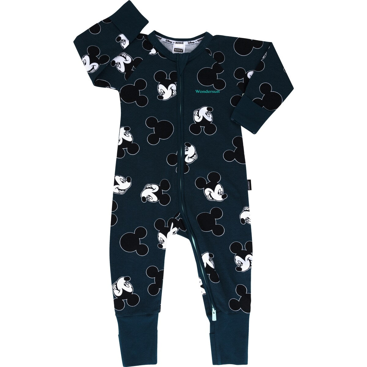 Bonds Disney Mickey Blue Zip Wondersuit Size 00 Each