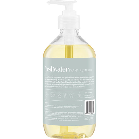 Freshwater Farm Australia Lemon Scented & Tea Tree Oil Hand Wash 500ml