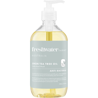 Freshwater Farm Australia Lemon Scented & Tea Tree Oil Hand Wash 500ml