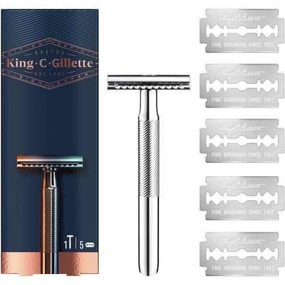 King C Gillette Double Edge Safety Razor Each