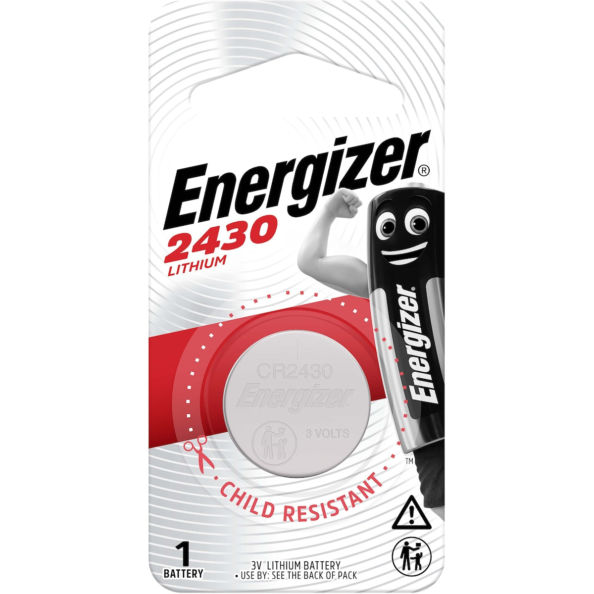 Energizer 2430 Cr2430 Lithium Coin Battery Each