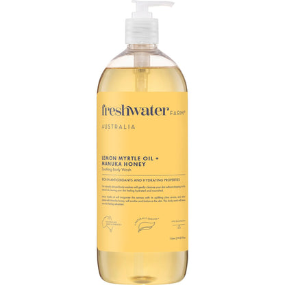 Freshwater Farm Lemon Myrtle Oil & Manuka Honey Body Wash 1l
