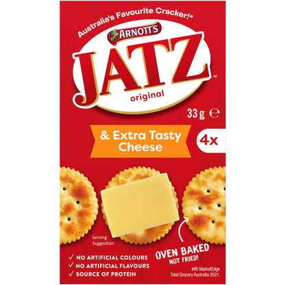 Arnotts Jatz Cracker Biscuits & Extra Tasty Cheese 33g