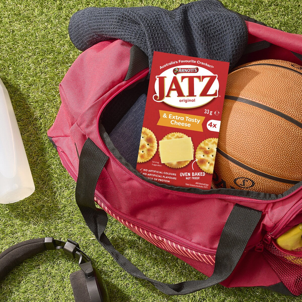 Arnotts Jatz Cracker Biscuits & Extra Tasty Cheese 33g