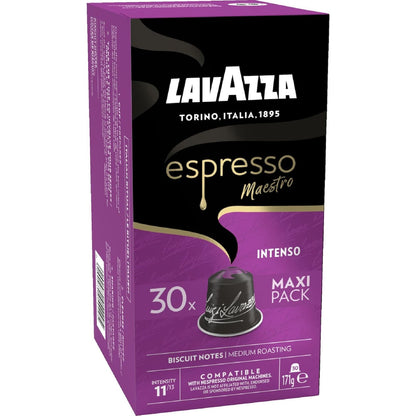 Lavazza Espresso Intenso Nespresso Compatible Coffee Pods 30 Pack