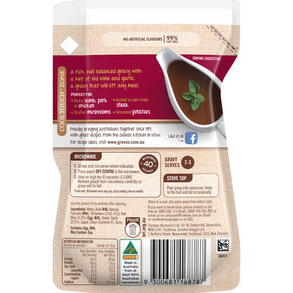Gravox Roast Meat With Red Wine & Garlic Liquid Gravy Pouch | 165g