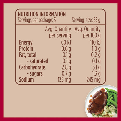 Gravox Roast Meat Red Wine & Garlic Liquid Gravy Pouch 165g